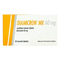 Diamicron Mr Tablets 60Mg (1 Box = 2 Strips) (1 Strip = 10 Tablets)