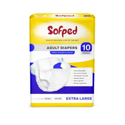 Sofped Adult Diapers Size Xlarge 10Pcs